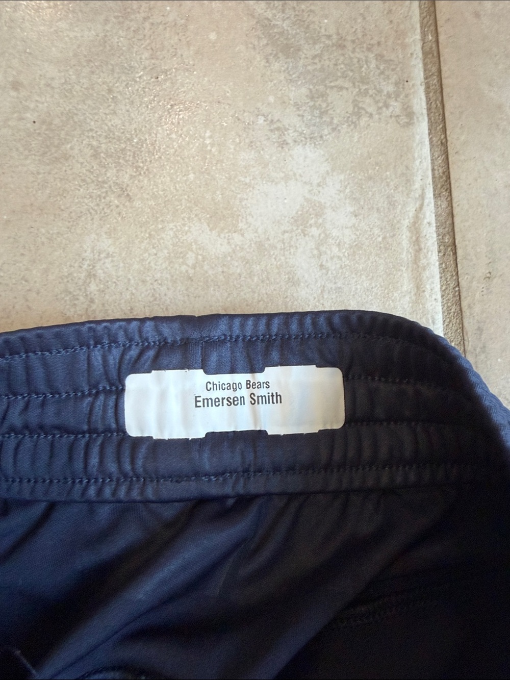 Nike Men's Navy NFL Chicago Bears Athletic Shorts with Logos - Picture 3 of 4